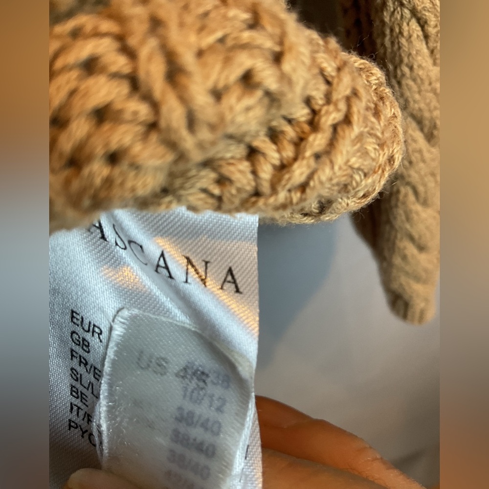 Lascana Golden Brown Lace Up Sweater- Size 4-6 - Picture 7 of 8
